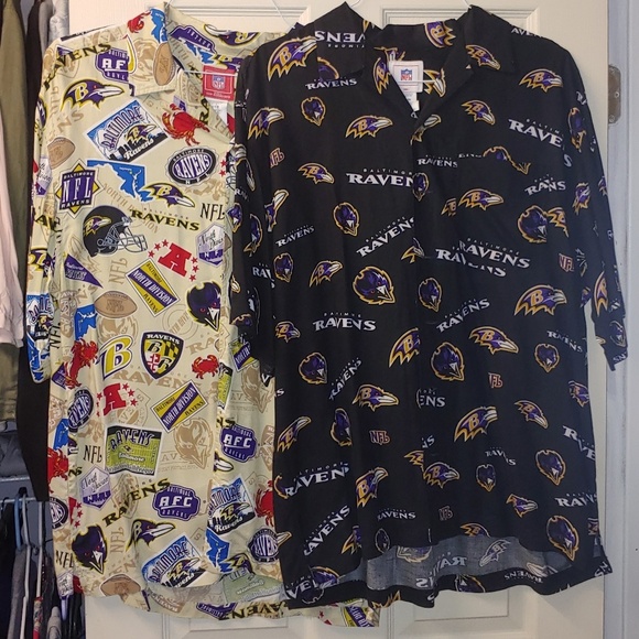 baltimore ravens hawaiian shirt